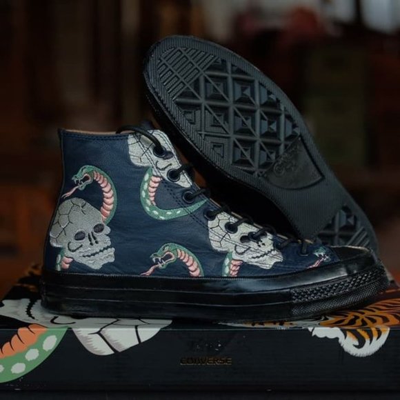 NIB Converse CTAS 1970 Hi Souvenir Jacket Dokur Total Eclip152550C US Mens 11 - Picture 5 of 11